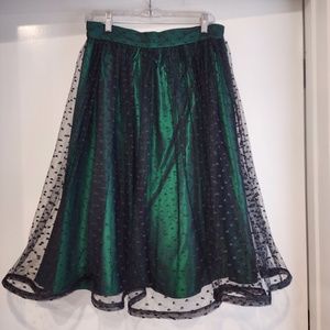 Evening flare skirt